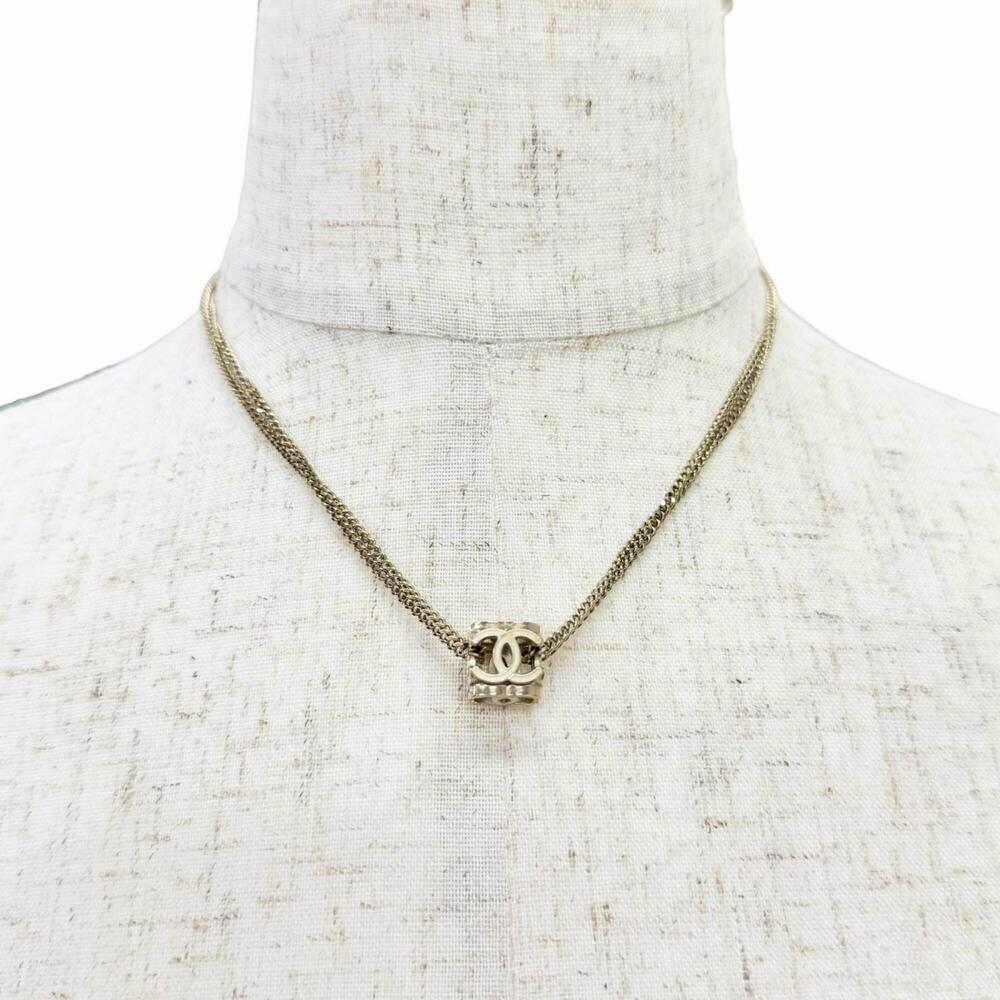 CHANEL Gold Logo Necklace - Picture 4 of 10